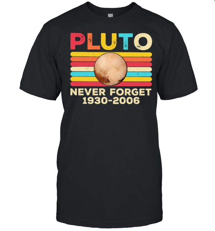 Pluto Never Forget 1930 2006 Vintage Shirt