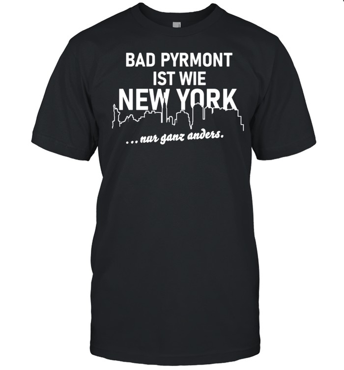 Bad Pyrmont ist wie New York Bad Pyrmont Langarmshirt Shirt