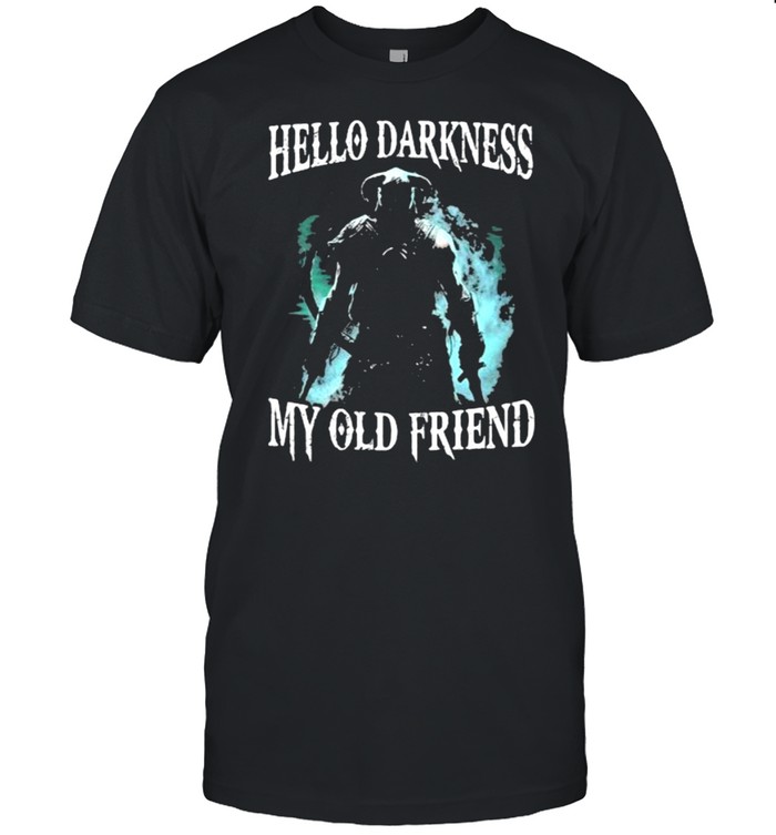 Black Gaming Wallpaper hello darkness my old friend shirt