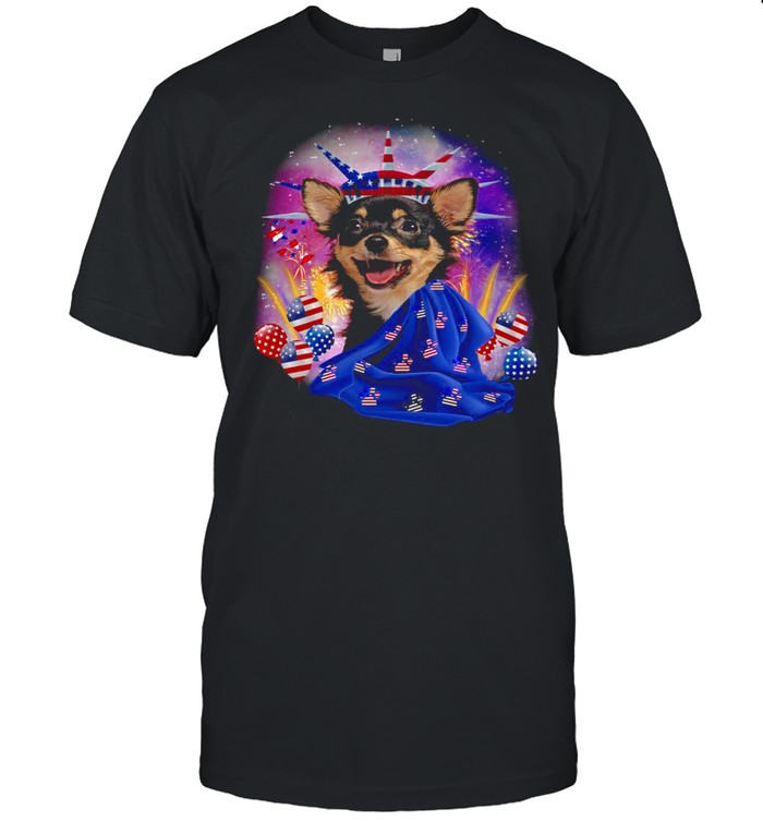 Chihuahua Independence Liberty For Chihuahua Lover T-shirt