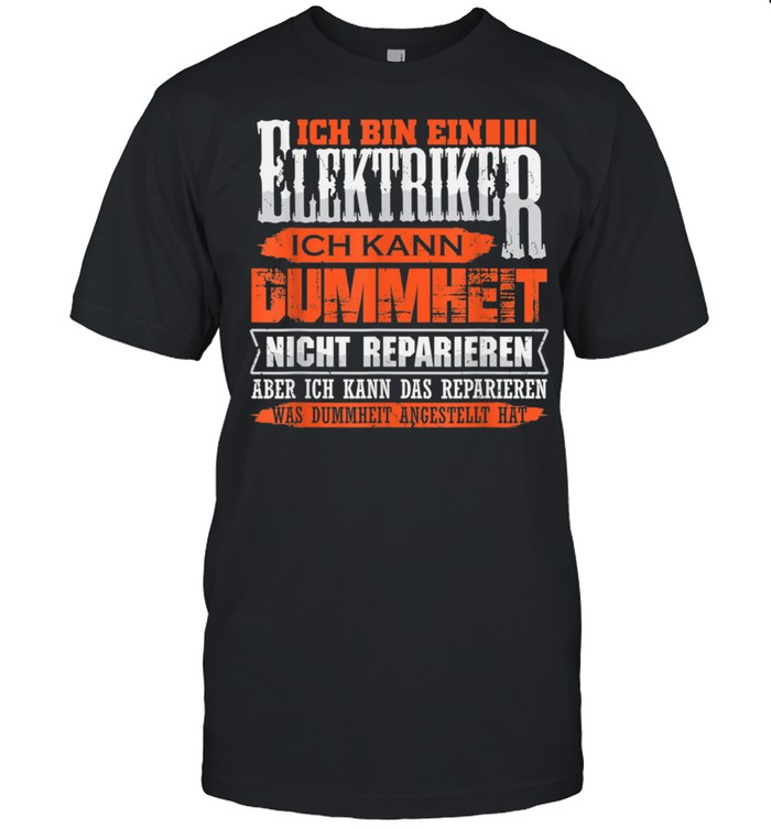 Elektriker und Repariere das shirt Classic Men's T-shirt