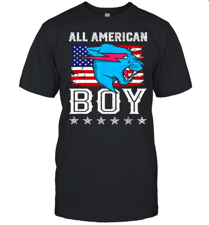 Gaming All American Boy 4th of July T-Shirt