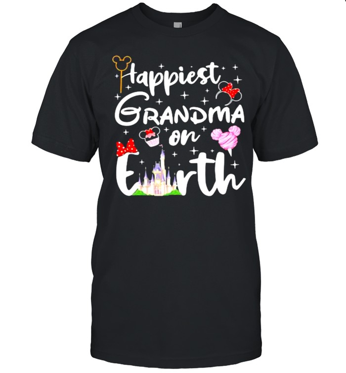 Happiest grandma on earth disney candy shirt