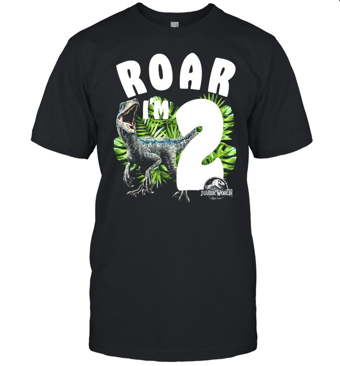 Jurassic World Birthday Raptor Roar I’m 2 shirt