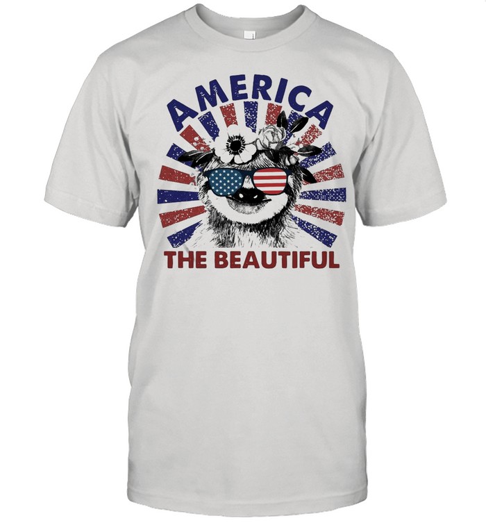 Sloth America The Beautiful Sloth Lovers Flag T-shirt