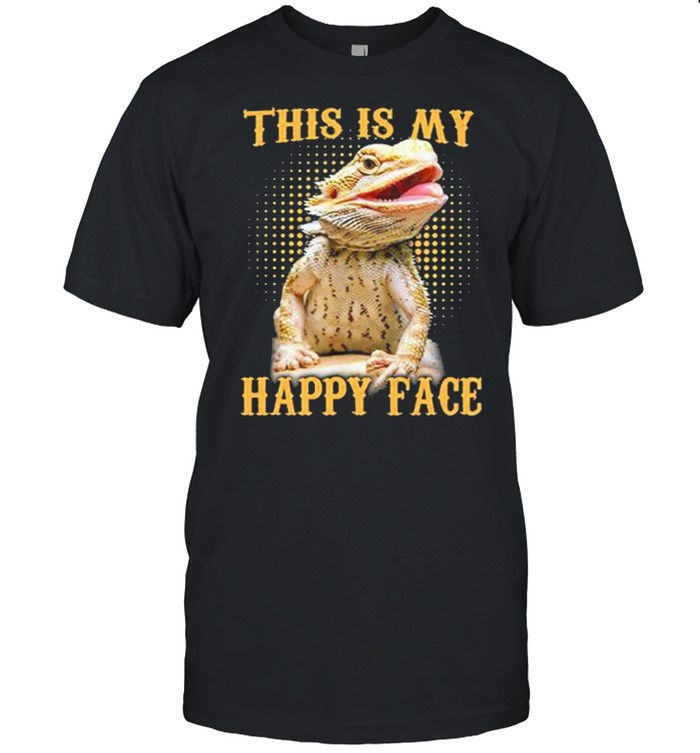 This Is My Happy Bearded Dragon t-shirt