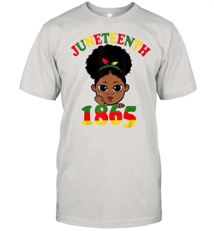 Juneteenth Celebrating 1865 Cute Black Girls T-Shirt