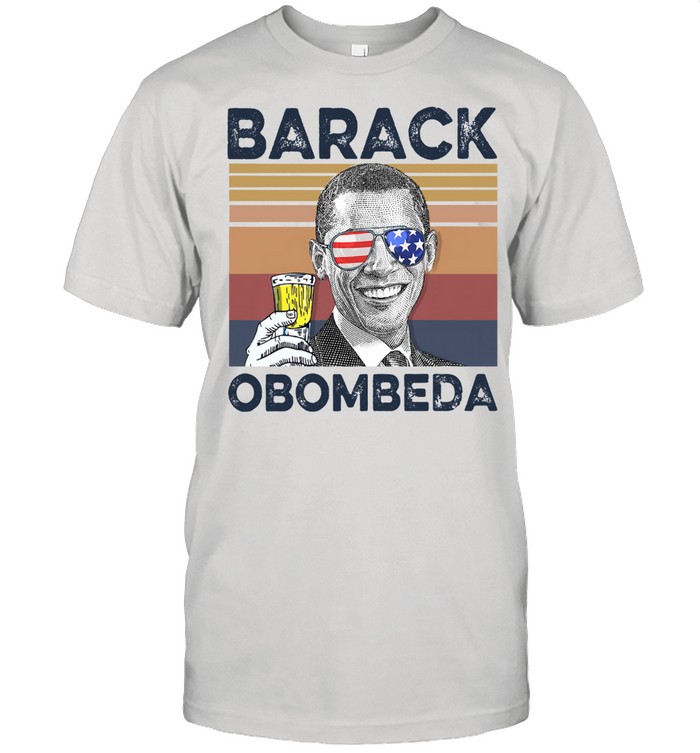 Barack Obombeda Drinking Beer 4th Of July Vintage shirt