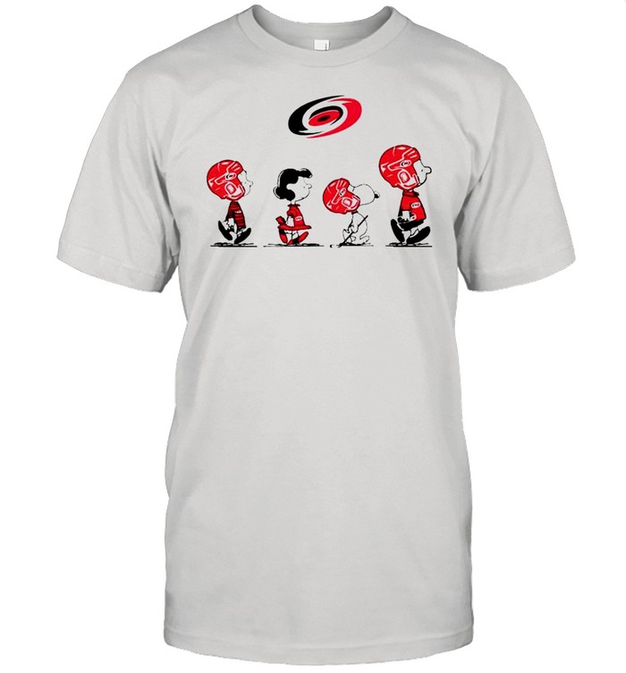 Carolina Hurricanes Peanuts characters players shirt