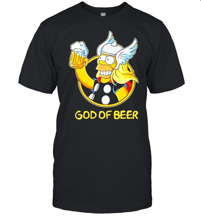 The Simpsons god pf beer shirt