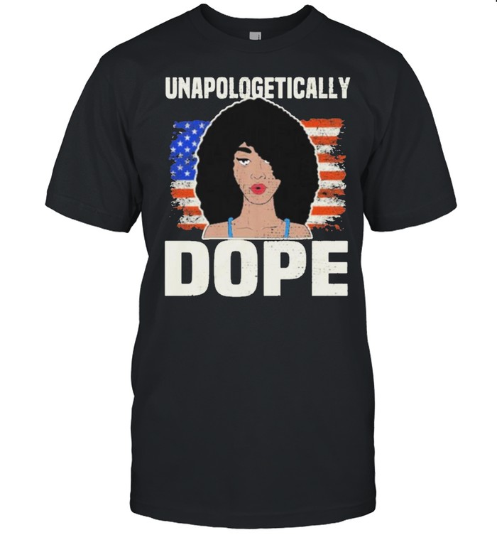 Unapologetically dope black pride melanin african american shirt Classic Men's T-shirt
