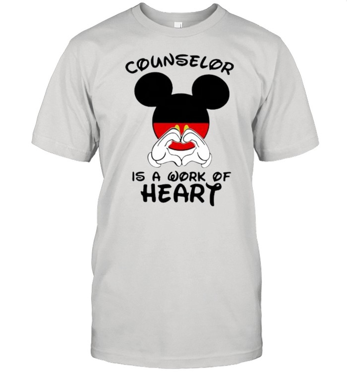 Counselor Is A Work Of Heart Mickey Shirt