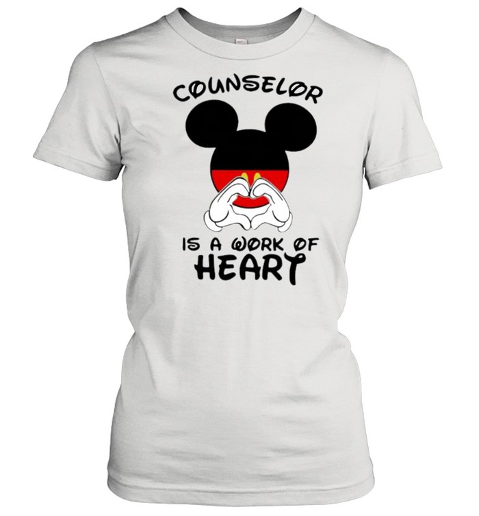 Counselor Is A Work Of Heart Mickey  Classic Women's T-shirt