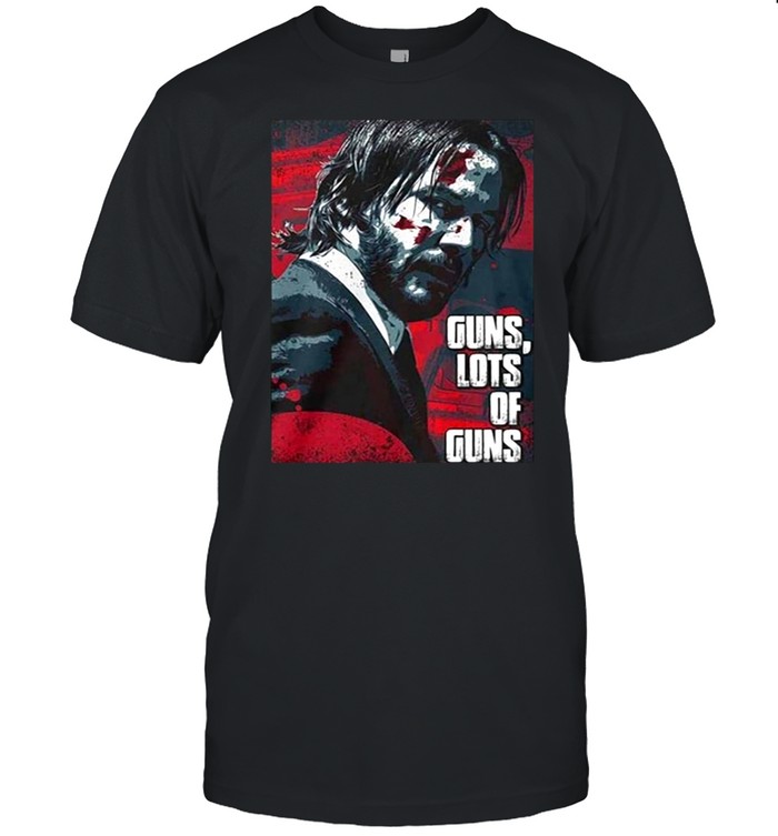 John Wick lost of guns t-shirt