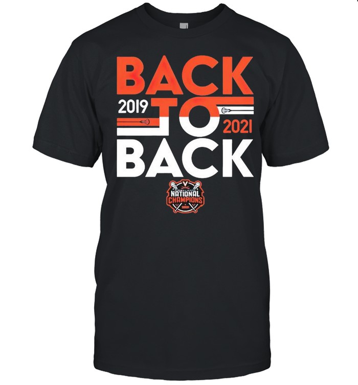 UVA Lacrosse national champions back to back shirt