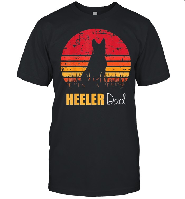 Blue heeler dad vintage shirt