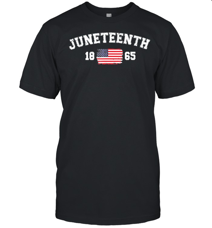 Juneteenth and American flag 1865 shirt