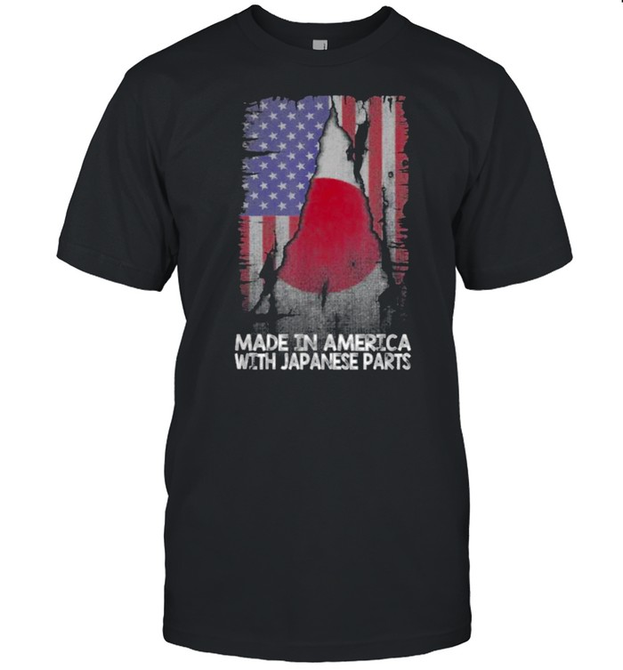 Made In America With Japanese Parts Proud Immigrant T-Shirt