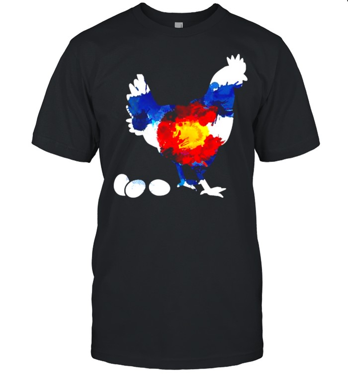 Watercolor Chickens T-Shirt