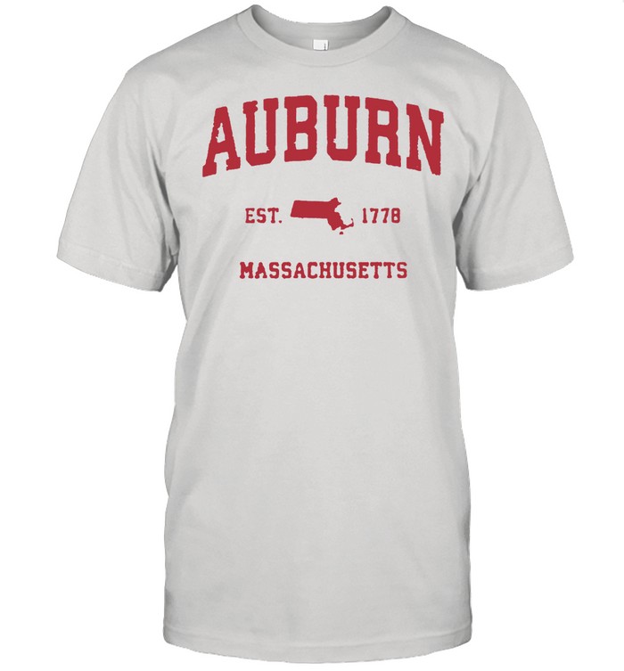 Auburn Massachusetts 1778 MA Vintage Sports T-Shirt