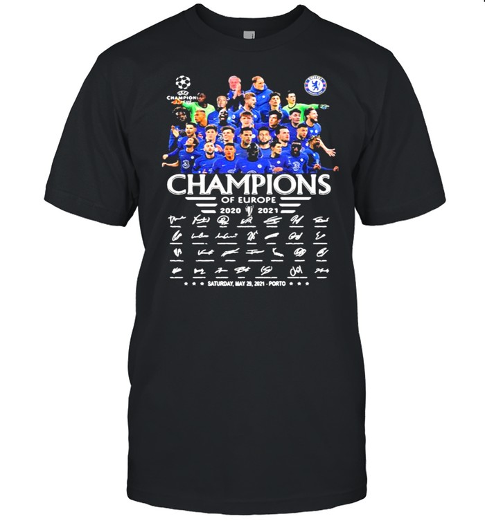 Champions manchester city of europe 2020 2021 signature shirt
