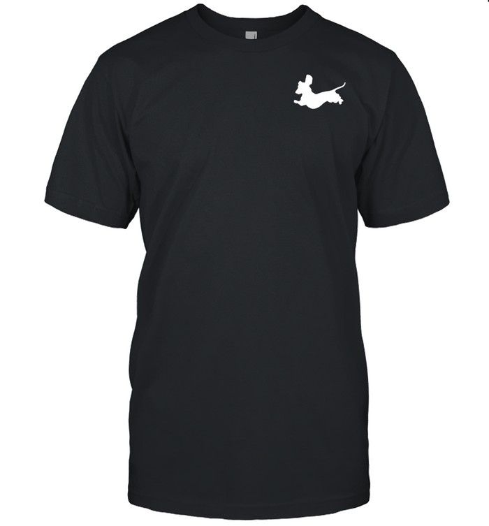 Dachshund dachshund dog silhouette retro shirt