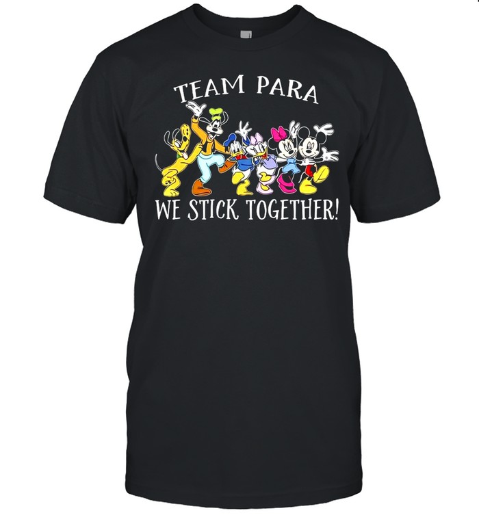 Disney Mickey Mouse Team Para We stick Together T-shirt