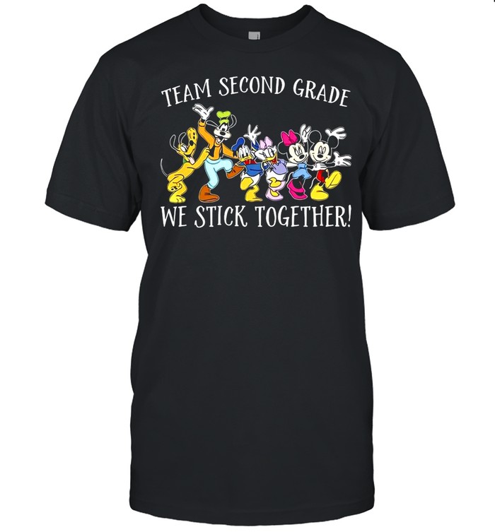 Disney Mickey Mouse Team Second Grade We stick Together T-shirt