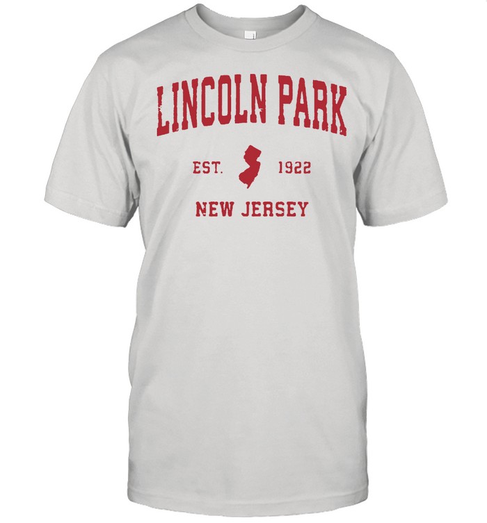 Lincoln Park New Jersey 1922 NJ Vintage Sports Shirt