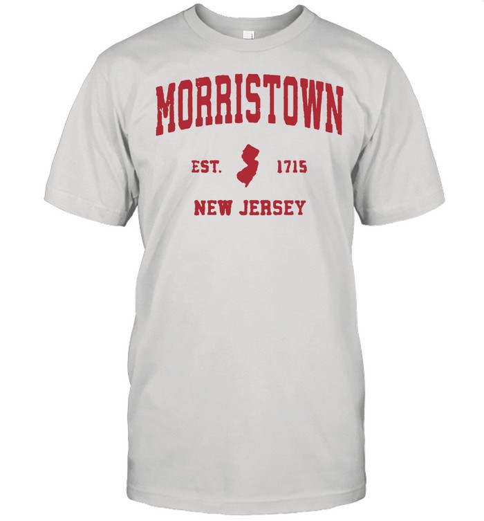 Morristown New Jersey 1715 NJ Vintage Sports Shirt