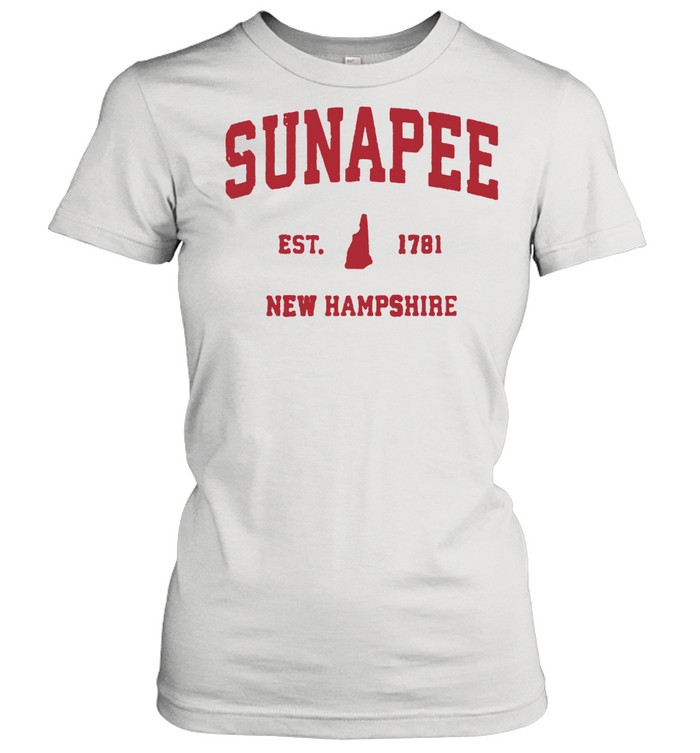 Sunapee New Hampshire 1781 NH Vintage Sports  Classic Women's T-shirt