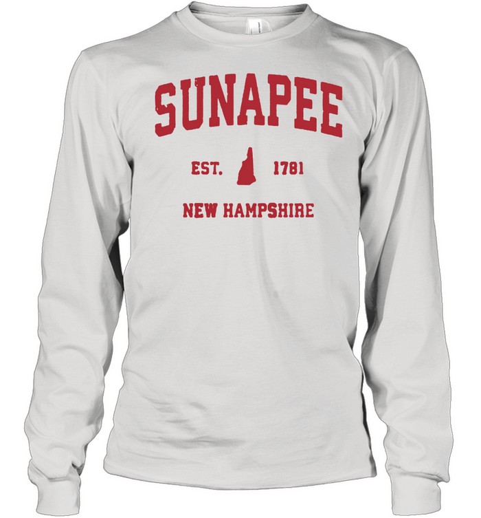 Sunapee New Hampshire 1781 NH Vintage Sports  Long Sleeved T-shirt