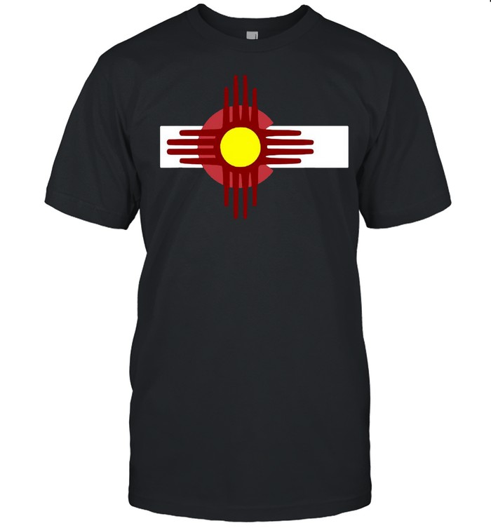 Colorado New Mexico Shirt Flag Zia T-shirt