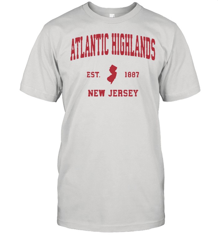 Atlantic Highlands New Jersey 1887 NJ Vintage Sports T-Shirt