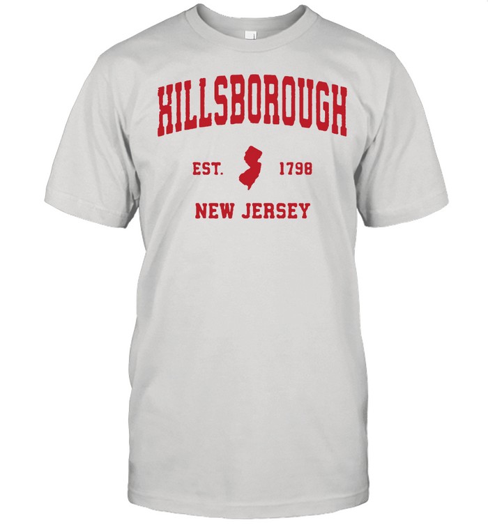 Hillsborough New Jersey 1798 NJ Vintage Sports Shirt