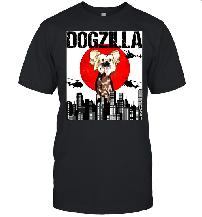 Japanese Dogzilla Chinese Crested Vintage T-shirt