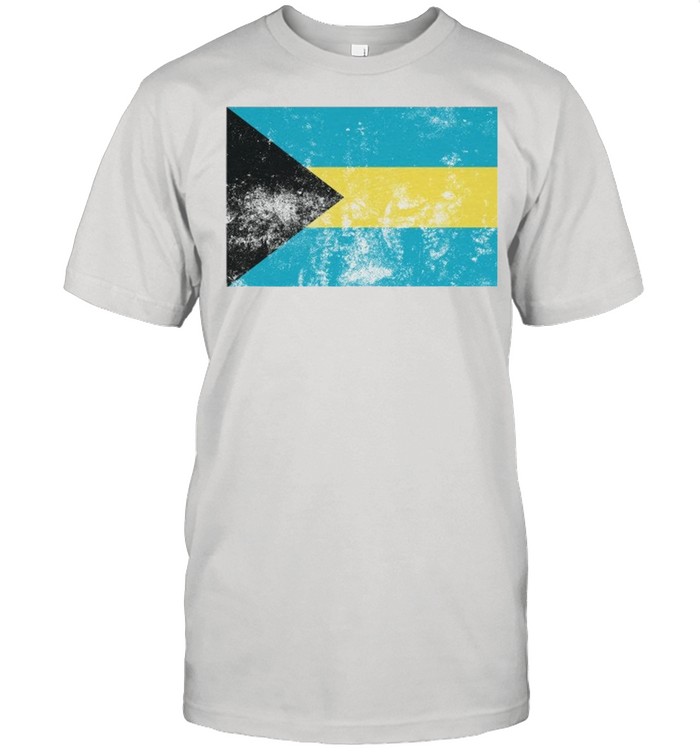 Retro Vintage Style The Bahamas Bahamian Flag Pride shirt