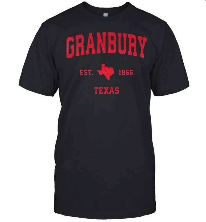 Granbury Texas TX Est 1866 Vintage Sports T-Shirt