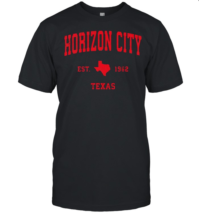 Horizon City Texas TX Est 1962 Vintage Sports T-Shirt