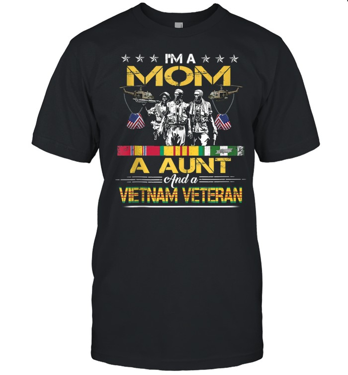 Mom Aunt Vietnam Veteran Vintage Shirt Military’s shirt