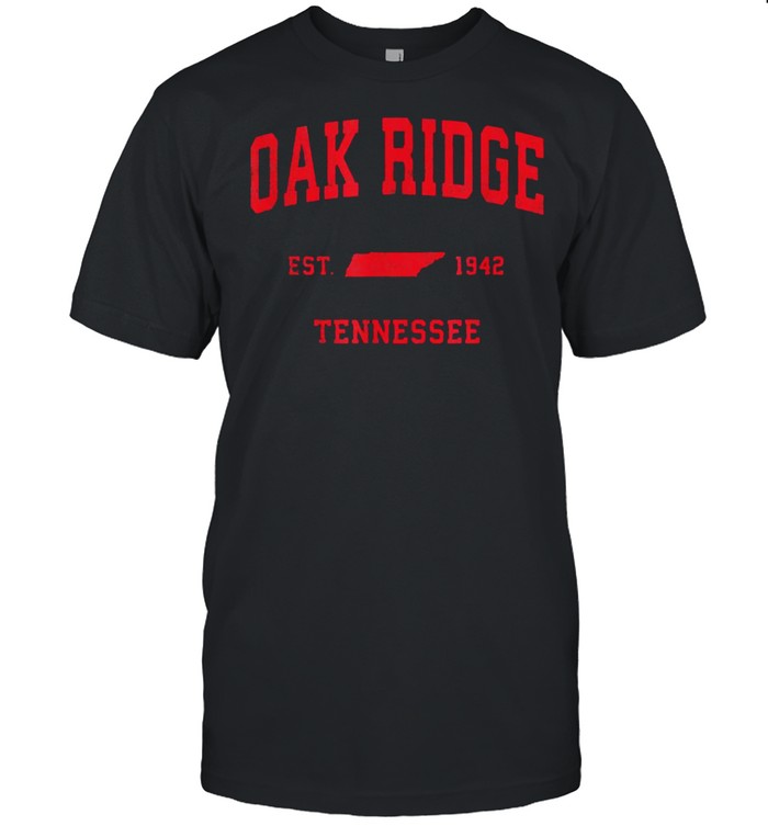 Oak Ridge Tennessee TN Est 1942 Vintage Sports T-Shirt