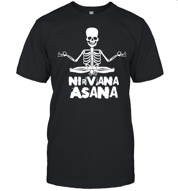 Skeleton yoga nirvana asana shirt