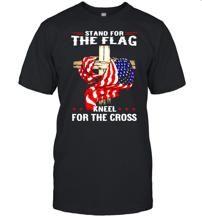 Stand for the flag kneel for the cross shirt Classic Men's T-shirt
