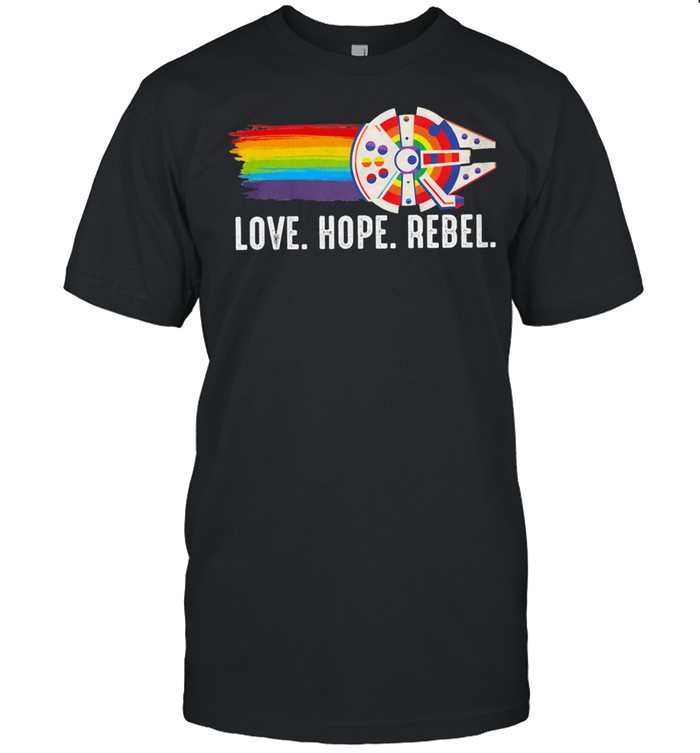 LGBT love hope rebel shirt Classic Men's T-shirt