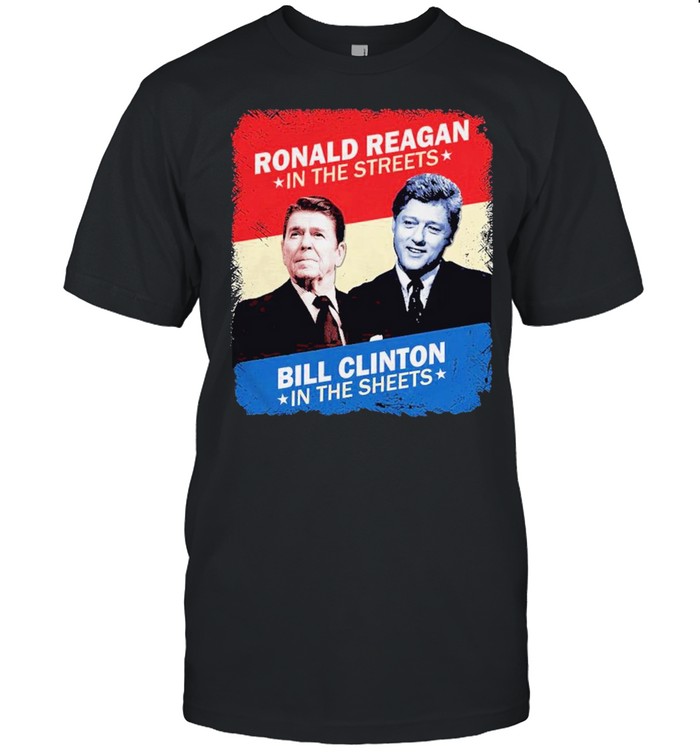 ronald reagan bill clinton shirt