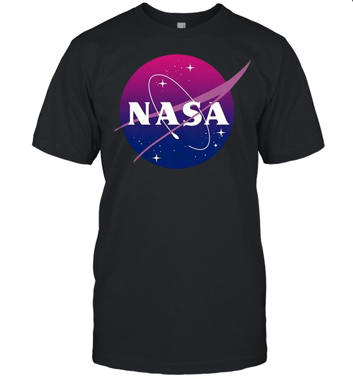 Lgbt Pride Bisexual Nasa Bi Pride Flag T-shirt