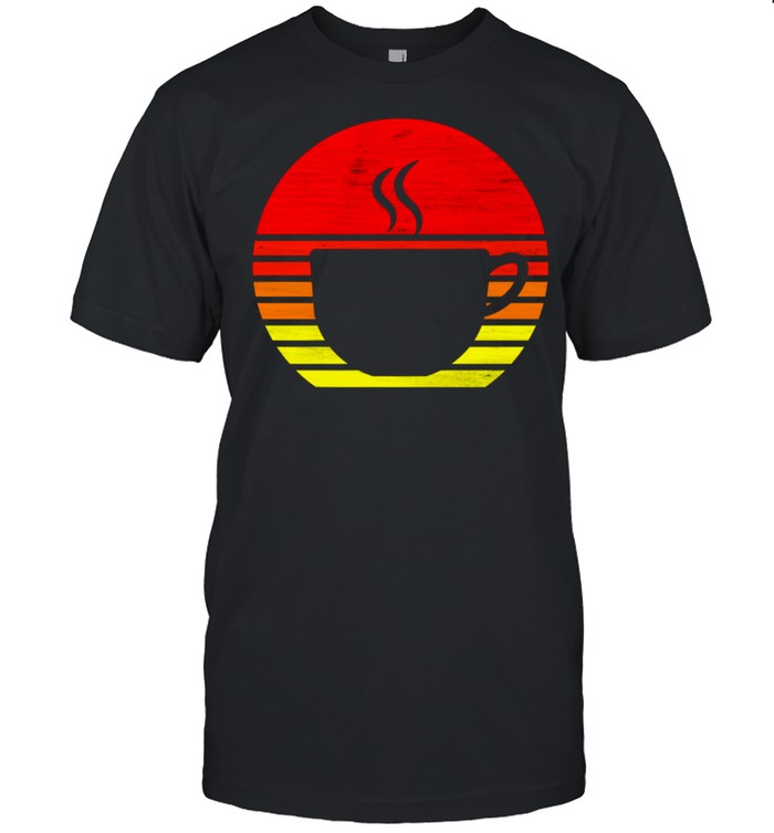 Retro Coffee Mug Silhouette shirt