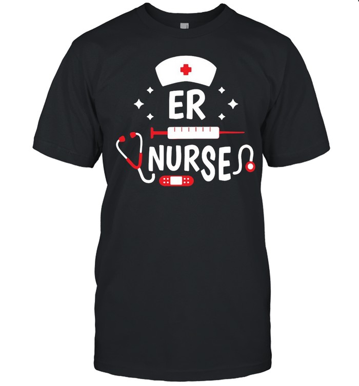 Emergency Room Registered Er Nurse Hospital Rn Staff T-shirt