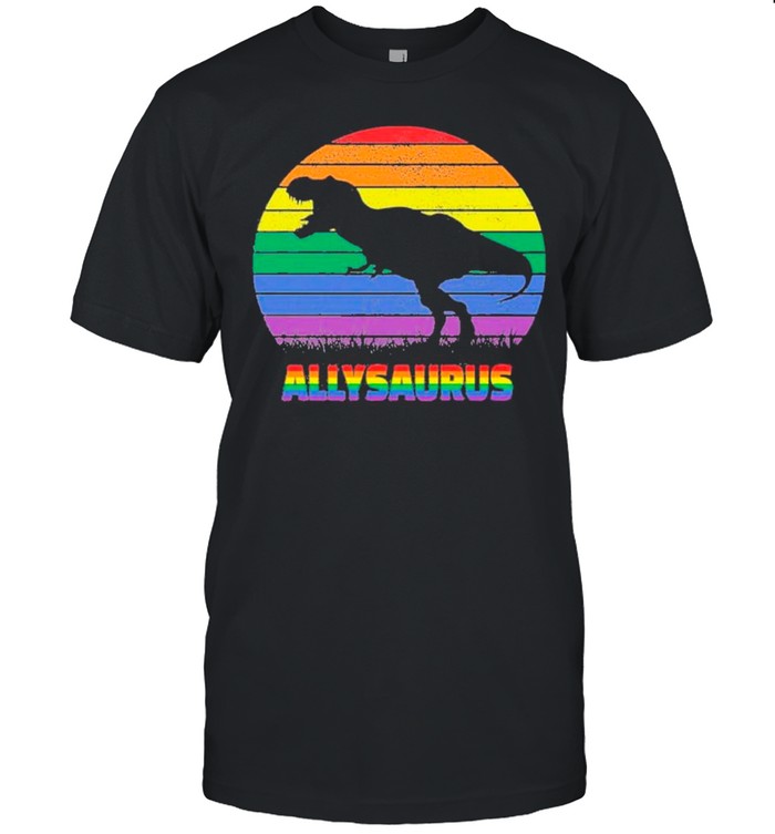 LGBT Dinosaur Allysaurus shirt