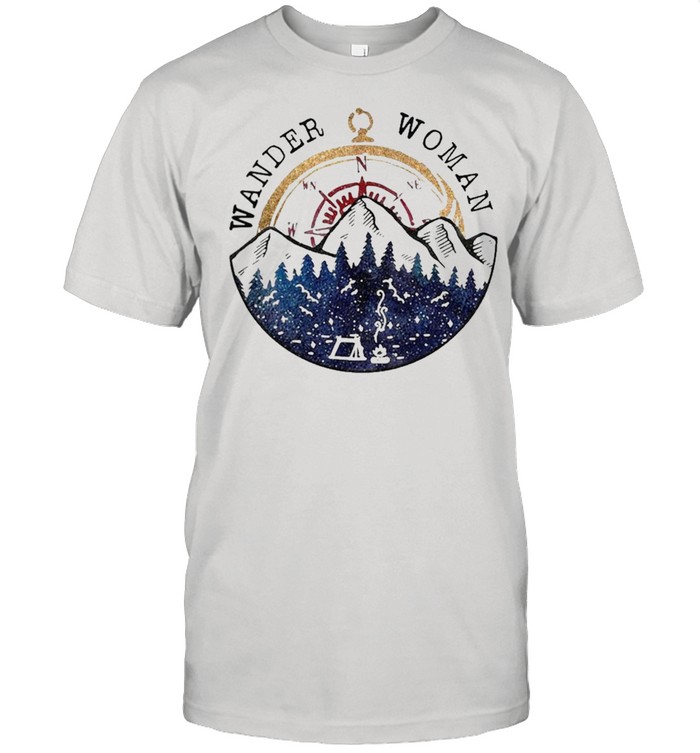 Wander woman mountain compass shirt